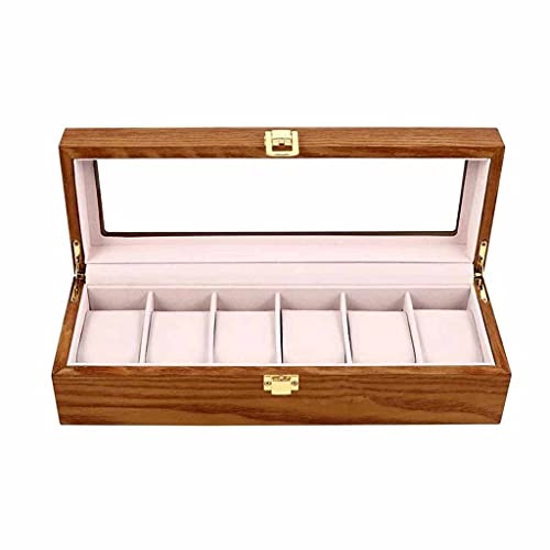 KXQYIKYI 1 x Aufbewahrungsbox aus Holz, langlebig, praktisch, Uhrenbox, Uhrenschatulle von KXQYIKYI
