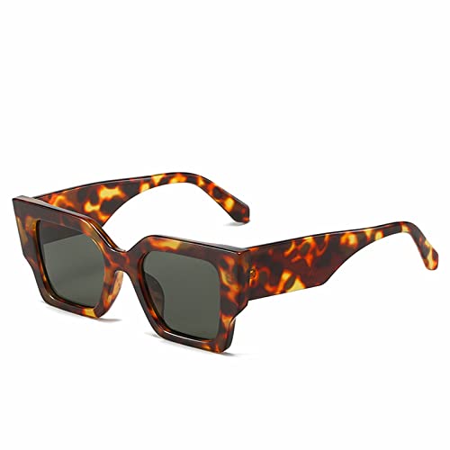 KXQYIKYI Damen-Sonnenbrille, Retro-Sonnenbrille, quadratisch, Partybrille, klassisch von KXQYIKYI