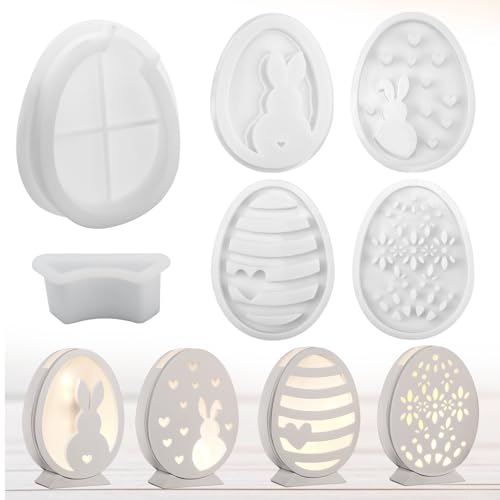 6 Stück Silikonform Ostern Silikonformen Gießformen Ostern Silikon Formen Hase Gipsformen zum Gießen Epoxidharz Gießform für Ostern DIY Handwerk 6 Stück Silikonform Ostern Silikonformen Gießformen Ostern Silikon Formen Hase Gipsformen zum Gießen Epoxidharz Gießform für Ostern DIY Handwerk von KXVXXV