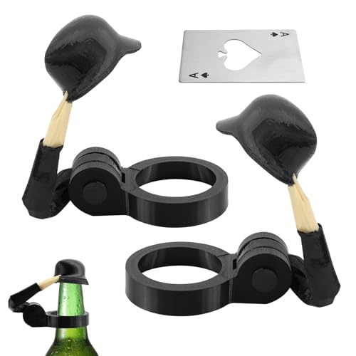 Bierflaschen Helm Bierhelm Flaschenverschluss Bierflaschen Bierflaschenverschluss 2 Stück Einzigartiger und Lustiger Soldatengruß Bierflaschenhelm mit Poker Korkenzieher von KXVXXV