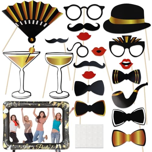 KXVXXV 21 Stück Hochzeit Fotobox Accessoires, Foto Requisiten Lustige Geburtstags Party Zubehör Silvester Party Foto Booth Props Requisiten Dekoration Fotobox Party KXVXXV 21 Stück Hochzeit Fotobox Accessoires, Foto Requisiten Lustige Geburtstags Party Zubehör Silvester Party Foto Booth Props Requisiten Dekoration Fotobox Party von KXVXXV