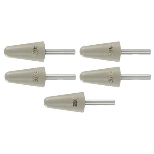 Diamant-Bit, 5 Stück, 7,1 x 2,1 cm, für elektrische Schleifmaschinen und Handbohrmaschinen (Körnung 3000) von KXWDKJ
