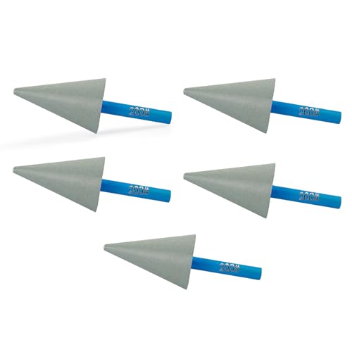 Diamantbohrer, 5 Stück, 7,6 x 2,5 cm, für die Verarbeitung der Details von Innenecken, Lochwänden und Schnitzspuren (Körnung 200) von KXWDKJ