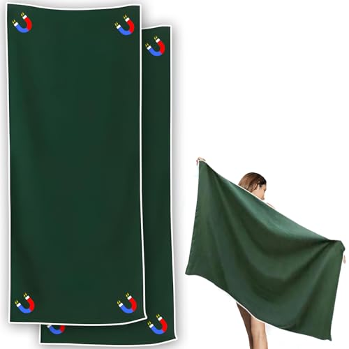 KYDLIGHT 2er Pack Magnetisches Badetuch für den Außenbereich, 75 * 30in Outdoor Magnetic Bath Towels Mit Magnetverschluss, Schnelltrocknend Sandabweisendes Strandtuch for Travel Swimming Yoga KYDLIGHT 2er Pack Magnetisches Badetuch für den Außenbereich, 75 * 30in Outdoor Magnetic Bath Towels Mit Magnetverschluss, Schnelltrocknend Sandabweisendes Strandtuch for Travel Swimming Yoga von KYDLIGHT