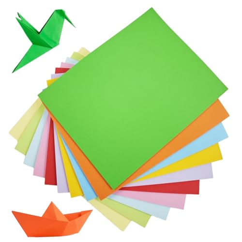KYMY Farbiges Origami-Papier, 21,6 x 27,9 cm, 250 Blatt, doppelseitig, faltbar, helles Bastelpapier, 70 g/m², leicht, dünn, Druckerpapier, 10 verschiedene Farben für Kunst und Handwerk, Scrapbooking KYMY Farbiges Origami-Papier, 21,6 x 27,9 cm, 250 Blatt, doppelseitig, faltbar, helles Bastelpapier, 70 g/m², leicht, dünn, Druckerpapier, 10 verschiedene Farben für Kunst und Handwerk, Scrapbooking von KYMY