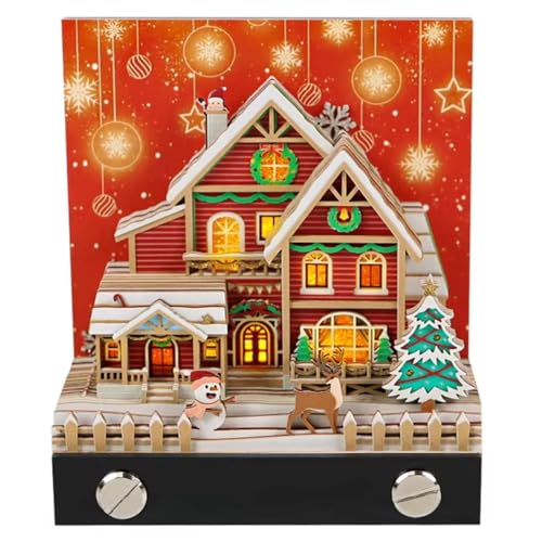3D-Kunst-Kalender, Memo-Block, 2026, 3D-Kalender 2026, Papierschnitzerei, 3D-Weihnachts-Kalender, Notizblock, abreißbar, 3D-Papier, Skulptur-Kalender für Schule, Zuhause, Büro, Schreibtisch-Dekoration von KYNEPSBH