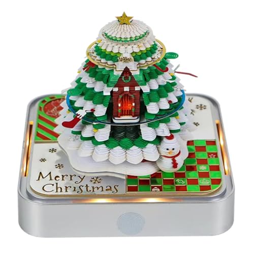 3D-Schreibtisch-Kalender, Abreiß-Notizblock-Kalender, Zeitstück-Kalender 2026, kreativer 3D-Notizblock, Kunst, Haftnotizen mit LED-Lichtern, Papierskulptur-Kalender für Büro, Zuhause, Geschenke von KYNEPSBH