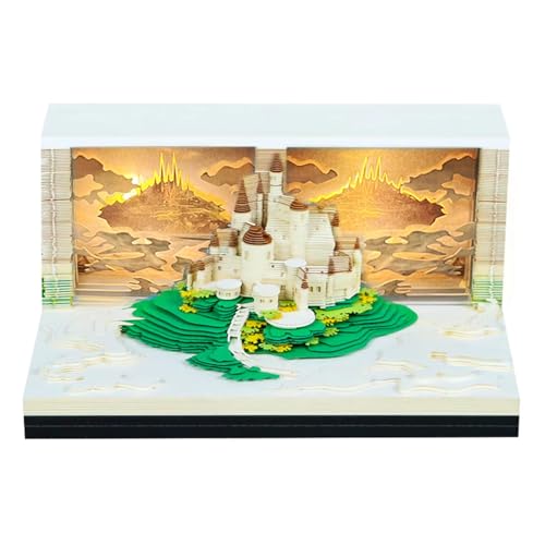 3D-Zeitmess-Kalender, 3D-Schreibtischkalender 2026, 3D-Papier-Skulptur-Kalender, abreißbarer Kunst-Notizblock, kreativer 3D-Notizblock, Kalender, für Thanksgiving, Weihnachten, Büro von KYNEPSBH