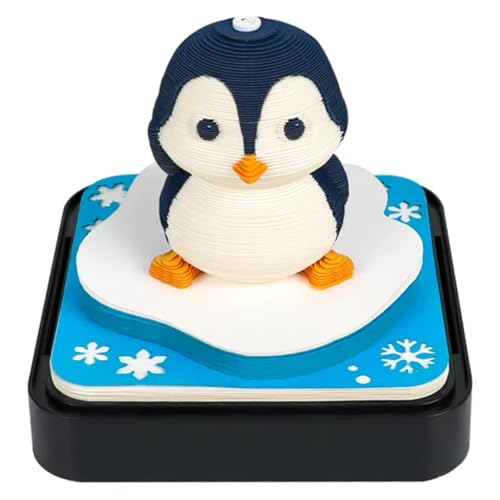 Time Piece Kalender 2026, 3D-Schreibtischkalender 2026 mit LED-Lichtern, kreative 3D-Papierschnitzerei, Skulptur, Kunst, Notizblock, DIY-Kunst, Desktop-Dekoration, für Weihnachten, Geburtstag von KYNEPSBH