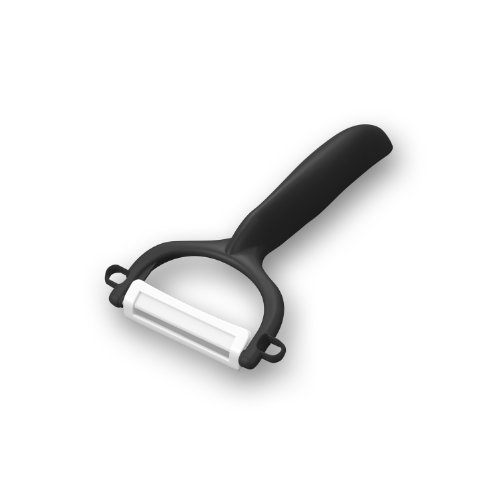 Kyocera Sparschäler Schwarz | zweischneidige Klinge: 4 cm | extra scharfer Schäler | sauberes Schälen von Gemüse und Obst | spülmaschinenfester Obstschäler | Mehrzweck Gemüseschneider Kyocera Sparschäler Schwarz | zweischneidige Klinge: 4 cm | extra scharfer Schäler | sauberes Schälen von Gemüse und Obst | spülmaschinenfester Obstschäler | Mehrzweck Gemüseschneider von KYOCERA Kitchen Products