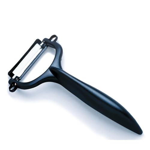Kyocera Sparschäler Schwarz | zweischneidige Klinge: 4 cm | extra scharfer Schäler | sauberes Schälen von Gemüse und Obst | spülmaschinenfester Obstschäler | Mehrzweck Gemüseschneider Kyocera Sparschäler Schwarz | zweischneidige Klinge: 4 cm | extra scharfer Schäler | sauberes Schälen von Gemüse und Obst | spülmaschinenfester Obstschäler | Mehrzweck Gemüseschneider von KYOCERA Kitchen Products