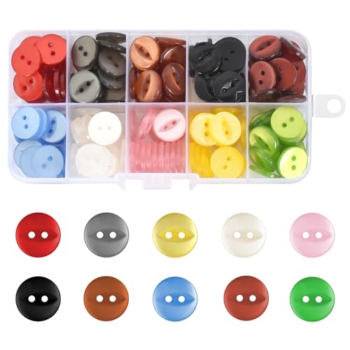 200 Stück 14mm Bunte Harz Knöpfe Bastelknöpfe Bastelknöpfe Kinderknöpfe 10 Farben Craft Harz Knöpfe mit Aufbewahrungs Box, für Basteln Nähen Kinder DIY Basteln Painting Geschenk Deko 200 Stück 14mm Bunte Harz Knöpfe Bastelknöpfe Bastelknöpfe Kinderknöpfe 10 Farben Craft Harz Knöpfe mit Aufbewahrungs Box, für Basteln Nähen Kinder DIY Basteln Painting Geschenk Deko von KYSUN