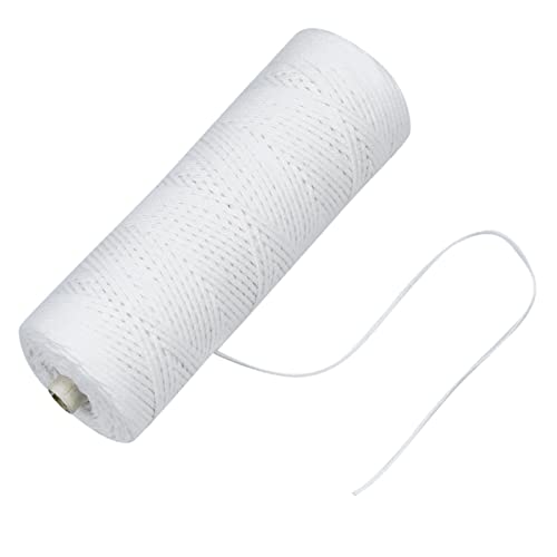 Docht 220 m Kerzendochte Baumwolle, Kerzendocht Candle Wick Kerzen Dochte aus Baumwolle, Dochte für Kerzen, Rauchfrei Runddocht Geflochtene Flachdocht für Kerzenherstellung, DIY Kerze, Öllampe Docht 220 m Kerzendochte Baumwolle, Kerzendocht Candle Wick Kerzen Dochte aus Baumwolle, Dochte für Kerzen, Rauchfrei Runddocht Geflochtene Flachdocht für Kerzenherstellung, DIY Kerze, Öllampe von KYSUN
