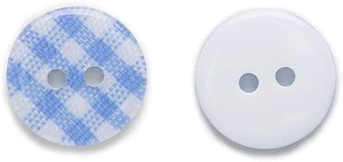KYUEPONG Harz-Knöpfe,Knöpfe, Mehrfarbig, optional, 50 Stück, 2 Löcher, Gitter-Harzknöpfe, Dekoration, Nähen, Scrapbooking, handgefertigte Kleidung, DIY, Herstellung dekorativer 13 mm(Light Blue) KYUEPONG Harz-Knöpfe,Knöpfe, Mehrfarbig, optional, 50 Stück, 2 Löcher, Gitter-Harzknöpfe, Dekoration, Nähen, Scrapbooking, handgefertigte Kleidung, DIY, Herstellung dekorativer 13 mm(Light Blue) von KYUEPONG