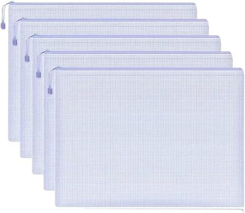 Netz-Reißverschlusstaschen, wasserdichte Reißverschlusstaschen, 10 Stück, A4, A5, A6, Netz-Reißverschlusstasche, Dokumententasche, wasserdichte Aufbewahrungstaschen for Aktenordner mit Reißverschluss, Netz-Reißverschlusstaschen, wasserdichte Reißverschlusstaschen, 10 Stück, A4, A5, A6, Netz-Reißverschlusstasche, Dokumententasche, wasserdichte Aufbewahrungstaschen for Aktenordner mit Reißverschluss, von KYUEPONG