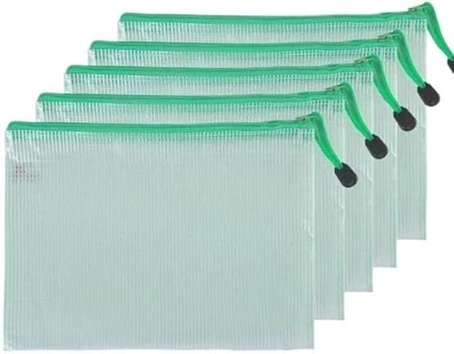 Netz-Reißverschlusstaschen, wasserdichte Reißverschlusstaschen, 5/10 Stück A4/A5/A6 Netz-Reißverschlusstasche, Dokumententasche, wasserdichte Aktenordner mit Reißverschluss, Federmäppchen, Aufbewahrun Netz-Reißverschlusstaschen, wasserdichte Reißverschlusstaschen, 5/10 Stück A4/A5/A6 Netz-Reißverschlusstasche, Dokumententasche, wasserdichte Aktenordner mit Reißverschluss, Federmäppchen, Aufbewahrun von KYUEPONG
