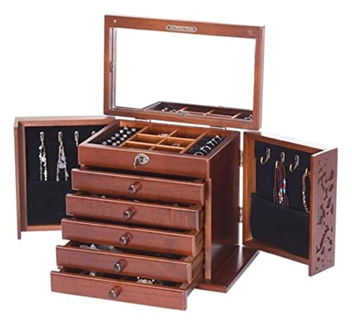 Schmuckkasten Schmuckbox Schmuckschatulle Aus Holz Mit Schloss Im Chinesischen Stil Schmuckschatullen Armband Halskette Ohrringe Ring Aufbewahrungsbox Schmuckaufbewahrung Schmuckkästchen Schmuckschatu Schmuckkasten Schmuckbox Schmuckschatulle Aus Holz Mit Schloss Im Chinesischen Stil Schmuckschatullen Armband Halskette Ohrringe Ring Aufbewahrungsbox Schmuckaufbewahrung Schmuckkästchen Schmuckschatu von KYUSAR