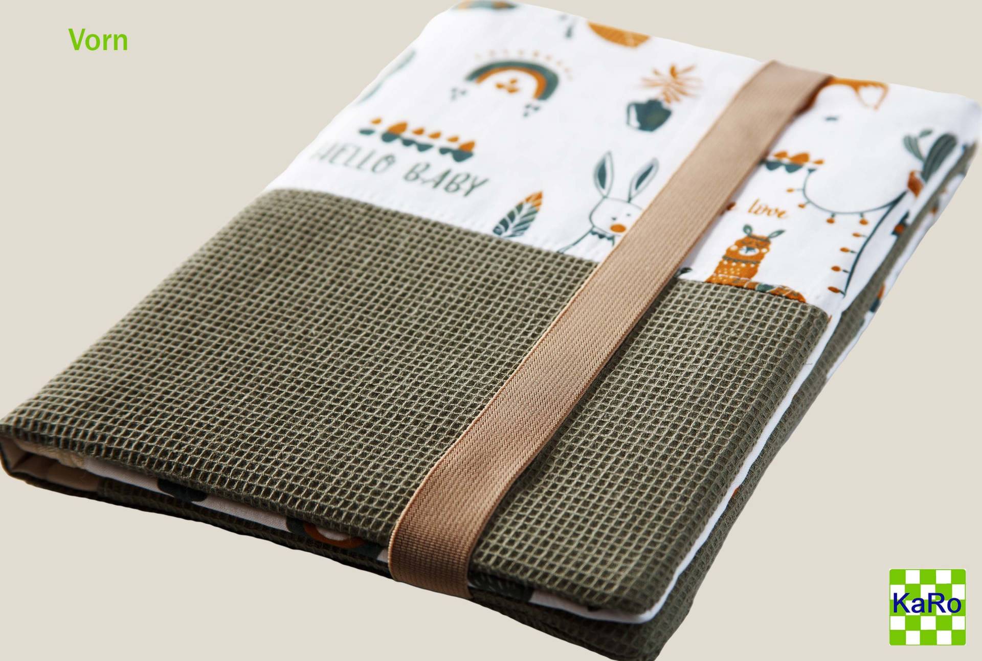 Windeltasche Wickeltasche Xxl Für Unterwegs Mini Waffelpique Stoff Altgrün Windeltasche Wickeltasche Xxl Für Unterwegs Mini Waffelpique Stoff Altgrün von KaRoVonKathrin