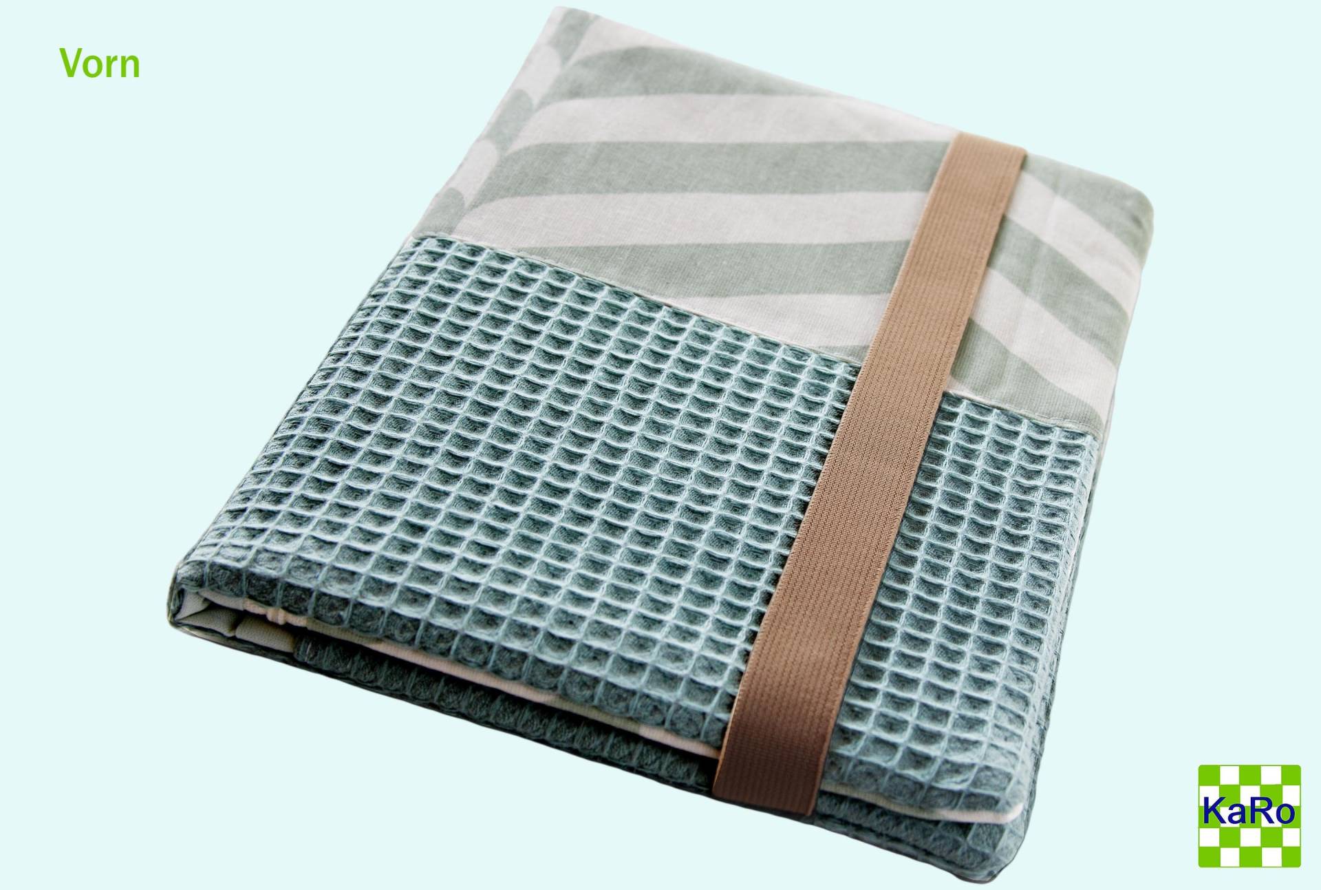Windeltasche Wickeltasche Xxl Für Unterwegs Stoff Waffelpique Mint Windeltasche Wickeltasche Xxl Für Unterwegs Stoff Waffelpique Mint von KaRoVonKathrin