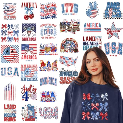 Kaciola 30 Blatt DTF-Transfers zum Aufbügeln für T-Shirts, Kapuzenpullover, DIY-Handwerk Kaciola 30 Blatt DTF-Transfers zum Aufbügeln für T-Shirts, Kapuzenpullover, DIY-Handwerk von Kaciola