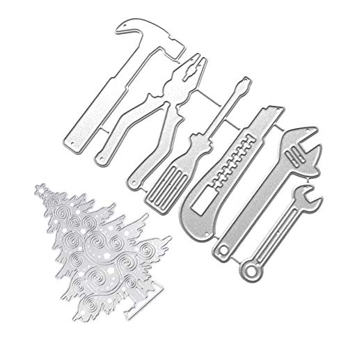 Kacniohen Schneideisen Metall, Weihnachtsbaum Embossing Stencils mit Werkzeugmaschinen Schneidwerkzeuge für DIY Scrapbooking Fotoalbum Dekorative Kacniohen Schneideisen Metall, Weihnachtsbaum Embossing Stencils mit Werkzeugmaschinen Schneidwerkzeuge für DIY Scrapbooking Fotoalbum Dekorative von Kacniohen