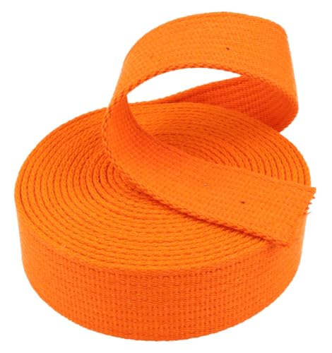 Kacperek - Gurtband 40mm - Tragegurt aus Baumwolle - 10 m - Flaches und weiches Band für Taschen, Gürtel, DIY Projekte - Taschengurt Orange Kacperek - Gurtband 40mm - Tragegurt aus Baumwolle - 10 m - Flaches und weiches Band für Taschen, Gürtel, DIY Projekte - Taschengurt Orange von Kacperek