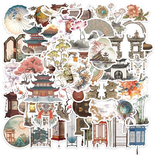 Antikes China Reise Aufkleber 50 Stück, Chinesische Spirituelle Symbole Stickers Antikes China Reise Aufkleber 50 Stück, Chinesische Spirituelle Symbole Stickers von Kaderas