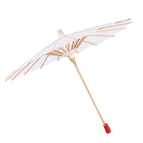 Dekorativer Regenschirm aus Weißem Papier, 20 Cm, 30 Cm, 40 Cm, 60 Cm, für Schuldekoration, Foto, Cosplay (Durchmesser 20 cm) von Kadimendium