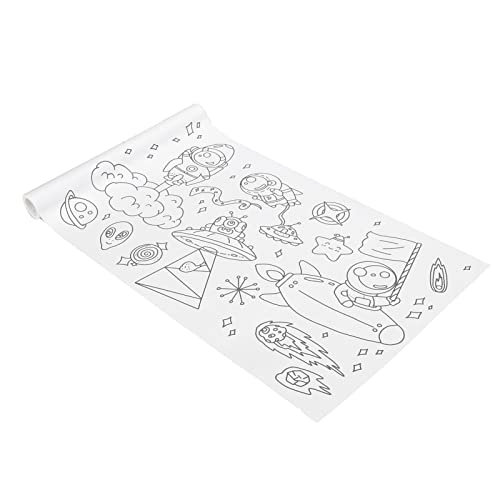 Malpapierrolle, glättende 3,3 Yard lange Zeichenpapierrolle, praktische Möglichkeit zur Dekoration Malpapierrolle, glättende 3,3 Yard lange Zeichenpapierrolle, praktische Möglichkeit zur Dekoration von Kadimendium