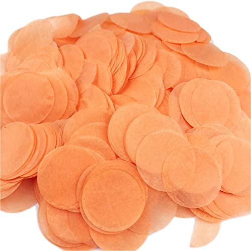 Seidenpapier Konfetti 5000 Stück Orange Rund 1 Zoll Papier Kreis Punkte für Tisch Hochzeit Geburtstag Party Dekoration Seidenpapier Konfetti 5000 Stück Orange Rund 1 Zoll Papier Kreis Punkte für Tisch Hochzeit Geburtstag Party Dekoration von Kaemi