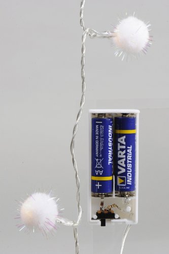 Kaemingk Lichterkette Schneekugel 20 LED Batterie 2,75m weiß Kaemingk Lichterkette Schneekugel 20 LED Batterie 2,75m weiß von Kaemingk