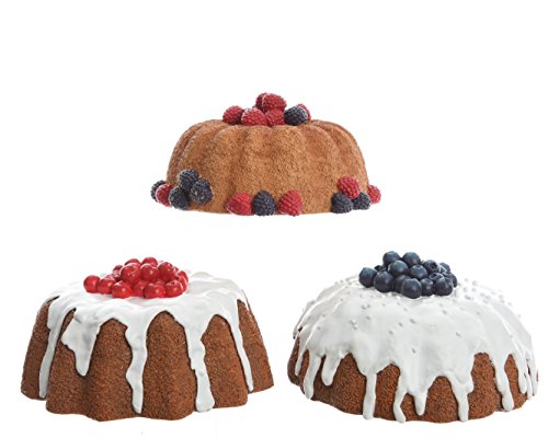 Kuchen Deko Polymagnesium Heidelbeere Kirschen Himbeere/Brombeere Ø 7cm Stückpreis von Kaemingk