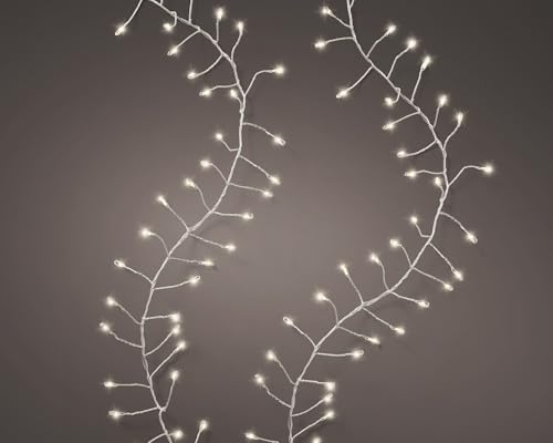 Lumineo Lichterkette Micro Compact Twinkle warm weiß - 960 LEDs - 12 Meter - Silberdraht - Indoor & Outdoor - Timer - IP44 Schutz - 8 Lichtfunktionen von Kaemingk