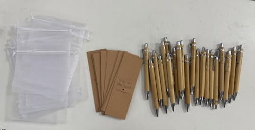 Kaempe 20 Stück Ein Kleines Dankeschön Geschenk, Danke für Alles Kugelschreiber Holz, Kleine Abschiedsgeschenk für Kollegen, Lehrerin Freund Erzieherin Abschied von Kaempe