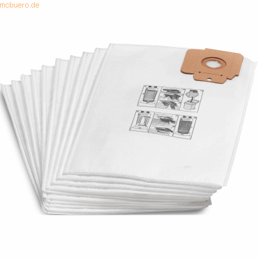 Kärcher Filtertüte Vlies 6.904-305.0 10 Stück Kärcher Filtertüte Vlies 6.904-305.0 10 Stück von Kärcher