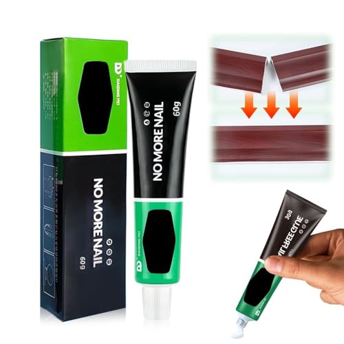 2 Stück Alleskleber Extra Stark Sekundenkleber Wasserfest Kleber Strapazierfähiger No-Nails-Kleber, AllzweckkleberSuperkleber, Nagelfreier Kleber, Multifunktionskleber (60g-2 Stück) von Kaezuy