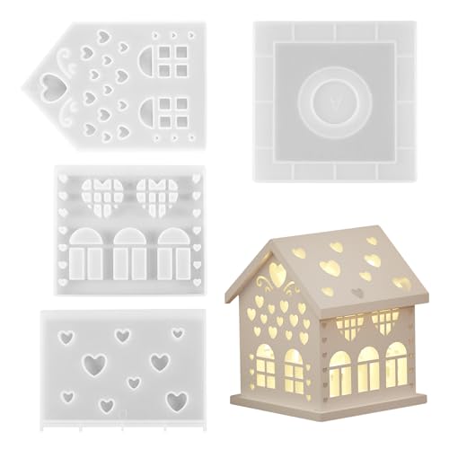 Kaezuy 3D Silikonform Haus Gießformen Set Für Gips Und DIY Projekte 1 Satz Mit Rund Häuserformen Inklusive Anleitung Für Handwerk Und Basteln Kaezuy 3D Silikonform Haus Gießformen Set Für Gips Und DIY Projekte 1 Satz Mit Rund Häuserformen Inklusive Anleitung Für Handwerk Und Basteln von Kaezuy