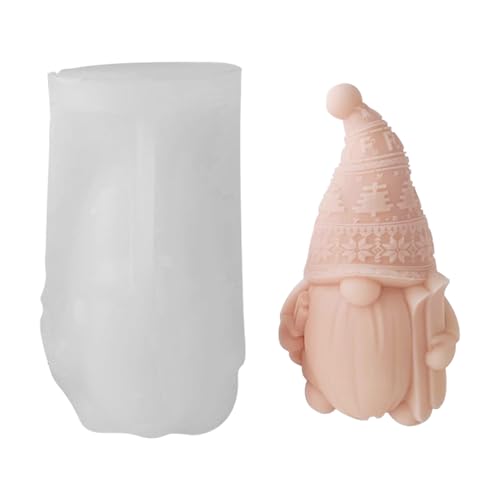 Kaezuy 3D Zwerg Silikonform Für Kerzen Gips Epoxidharz DIY Gießformen Handwerk Basteln (B) von Kaezuy