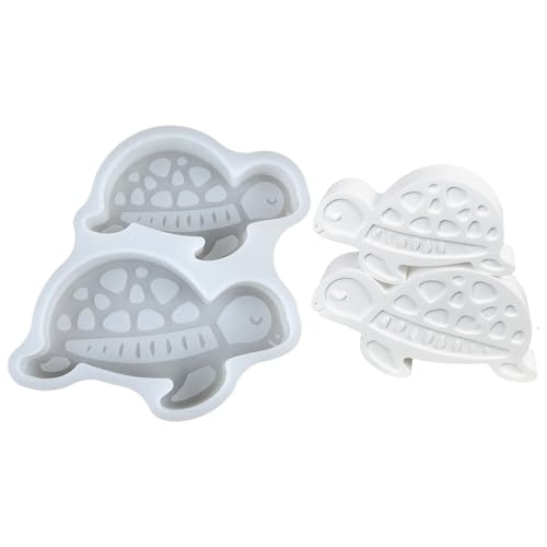 Kaezuy Schildkröten Silikonformen Epoxidharz Gießformen Für DIY Basteln Geschenke Handwerk 3D Detaillierte Harzformen Biegsame Lebensmittelechte Form von Kaezuy