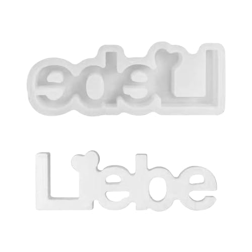 Kaezuy Silikon Gießformen 3D Für Gips Kerzen Seife DIY Handwerk Basteln Ornamentformen Kerzenherstellung Antihaft Buchstabe Aus Silikon (A) von Kaezuy