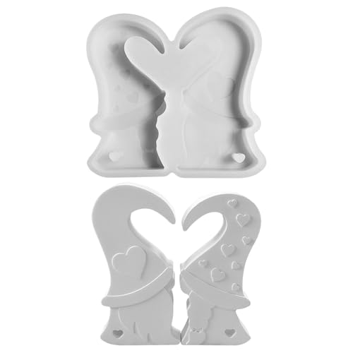 Kaezuy Valentinstag Wichtel Silikonform Gießformen DIY Handmade Epoxidharz Kerzenformen Für Bastelprojekte von Kaezuy