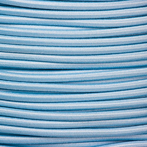 Kahage 2m Gummikordel - Hutgummi - Rundgummi, hochwertig, extra-stark in 3mm, hellblau Kahage 2m Gummikordel - Hutgummi - Rundgummi, hochwertig, extra-stark in 3mm, hellblau von Kahage