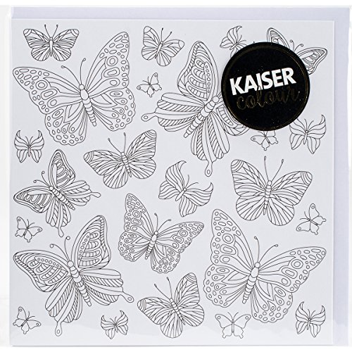 Kaisercraft Kaiser Colour Gift Card W/Envelope x 6-inch, Multicolour, 16.77 x 15.75 x 0.18 cm von Kaisercraft