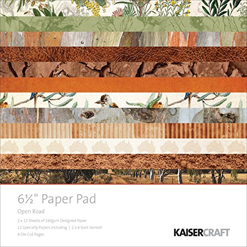 Kaisercraft Paper Pad 6.5"X6.5" 40/Pkg-Open Road Kaisercraft Paper Pad 6.5"X6.5" 40/Pkg-Open Road von Kaisercraft