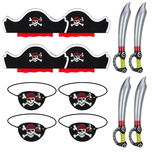Piraten Deko Kindergeburtstag, Piratenhut, 12 Stück Piraten Aufblasbares Spielzeug Piratenparty Mitgebsel Geburtstag Piraten für Kinder Mädchen Jungen Halloween Karneval Party Kostümparty Piraten Deko Kindergeburtstag, Piratenhut, 12 Stück Piraten Aufblasbares Spielzeug Piratenparty Mitgebsel Geburtstag Piraten für Kinder Mädchen Jungen Halloween Karneval Party Kostümparty von Kaisibum