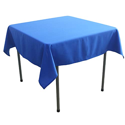 KaitatsuSen Quadratische Tischdecke aus Polyesterstoff, Königsblau, 150x150cm von KaitatsuSen