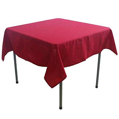 KaitatsuSen Quadratische Tischdecke aus Polyesterstoff, Rot, 150x150cm KaitatsuSen Quadratische Tischdecke aus Polyesterstoff, Rot, 150x150cm von KaitatsuSen