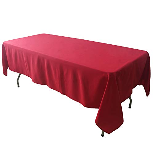 KaitatsuSen Rechteckige Tischdecke aus Polyesterstoff, Rot, 150x240cm von KaitatsuSen