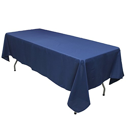 KaitatsuSen Rechteckige Tischdecke aus Polyesterstoff, Marineblau, 150x240cm von KaitatsuSen