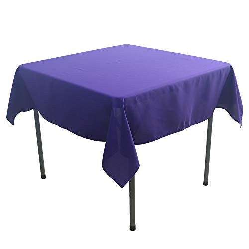 KaitatsuSen Quadratische Tischdecke aus Polyesterstoff, Violett, 150x150cm von KaitatsuSen
